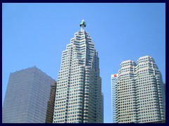 Brookfield Place with its two postmodern office towers from 1992.